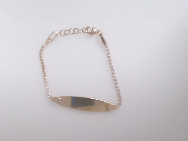 14k Yellow Gold Kid's Anklet 2.3g