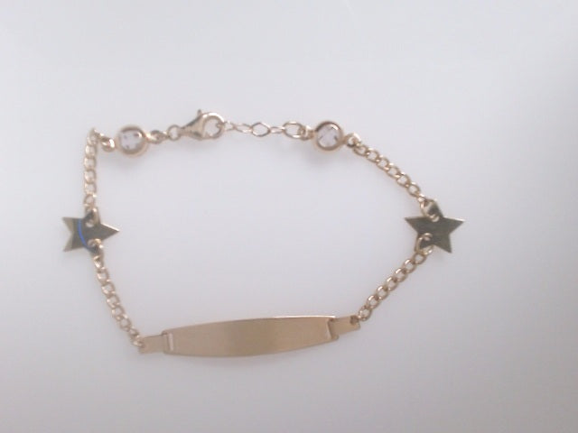 14k Yellow Gold Kid's Anklet 2.9g