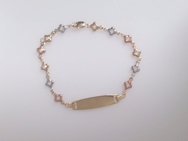 14k Yellow Gold Kid's Anklet 2.4g