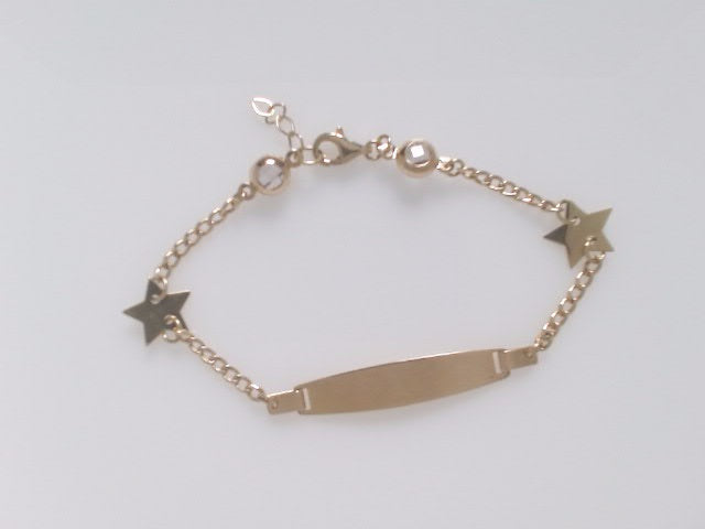 14k Yellow Gold Kid's Anklet 3g