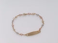 14k Yellow Gold Kid's Anklet 2.4g