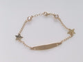 14k Yellow Gold Kid's Anklet 3g