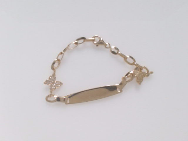 14k Yellow Gold Kid's Anklet 2.9g