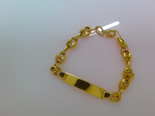 14k Yellow Gold Kid's Anklet 4.8g