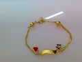 14k Yellow Gold Kid's Anklet 4.4g