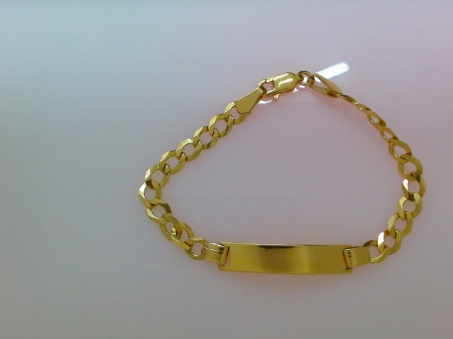 14k Yellow Gold Kid's Anklet 5g