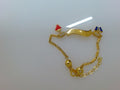 14k Yellow Gold Kid's Anklet 4.5g