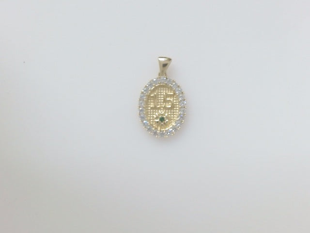 14k Yellow Gold Unisex Pendant 2.8g
