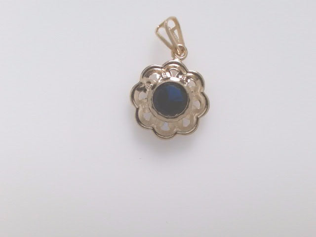 14k Yellow Gold Unisex Pendant 1.3g