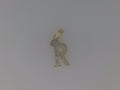14k Yellow Gold Unisex Pendant 1g