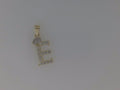 14k Yellow Gold Unisex Pendant 0.9g