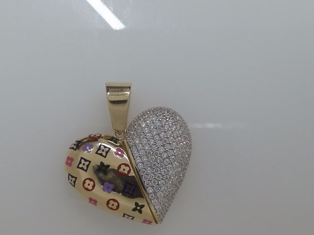 14k Yellow Gold Unisex Pendant 5.1g