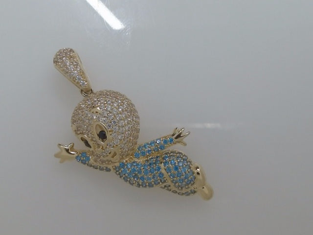 14k Yellow Gold Unisex Pendant 5.9g