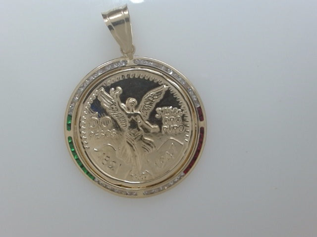 14k Yellow Gold Unisex Pendant 10.5g