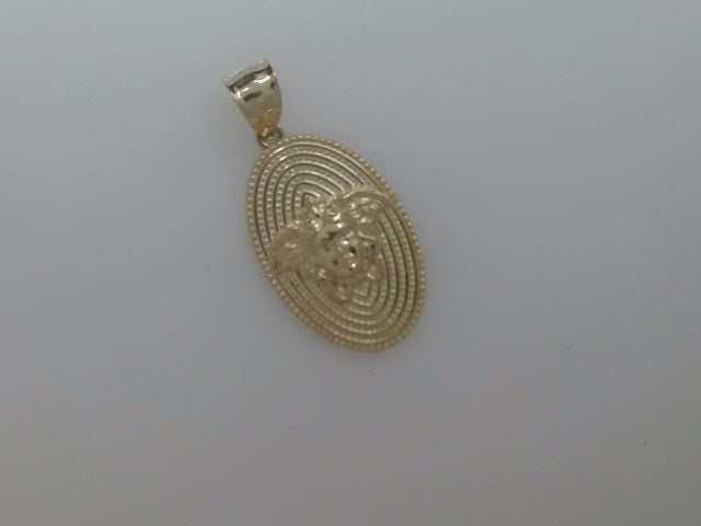 14k Yellow Gold Unisex Pendant 2.8g