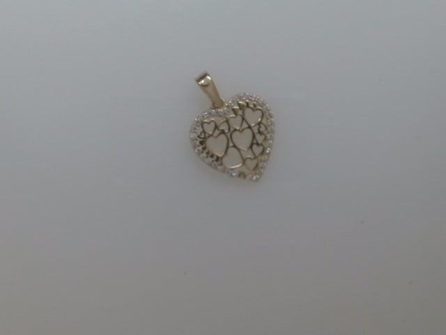 14k Yellow Gold Unisex Pendant 1.3g