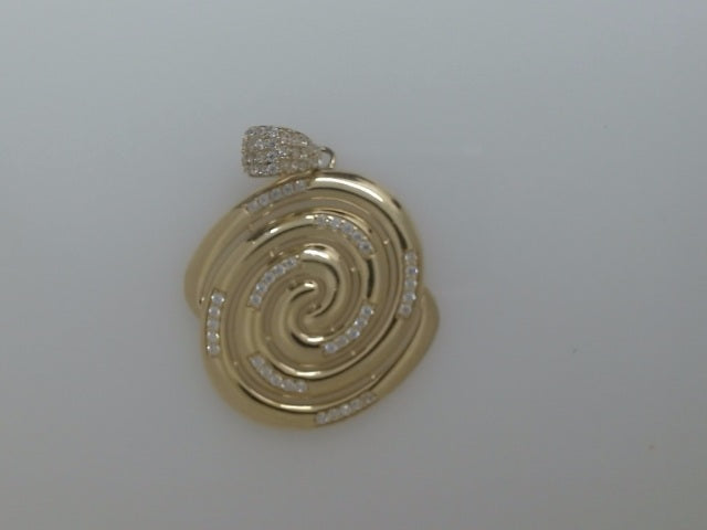 14k Yellow Gold Unisex Pendant 4.5g