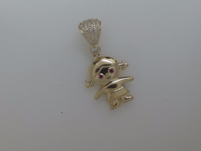 14k Yellow Gold Unisex Pendant 4g