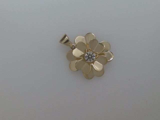 14k Yellow Gold Unisex Pendant 4g