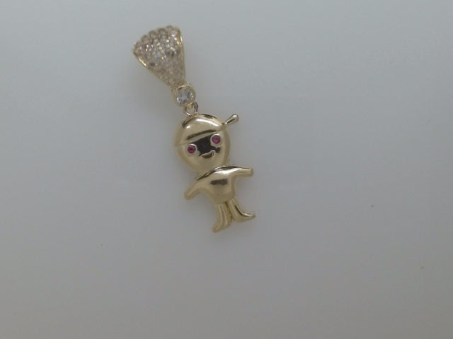 14k Yellow Gold Unisex Pendant 3.7g