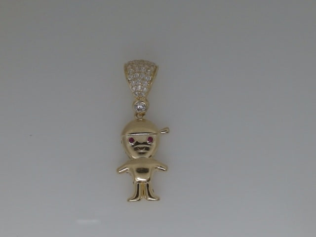 14k Yellow Gold Unisex Pendant 3.8g