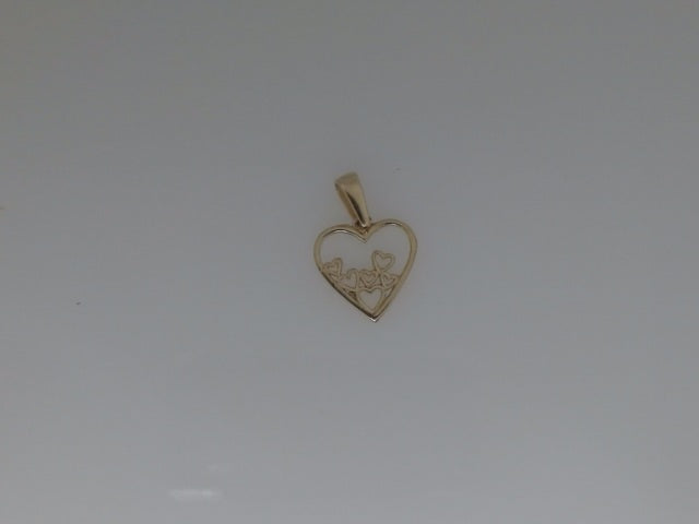 14k Yellow Gold Unisex Pendant 0.7g