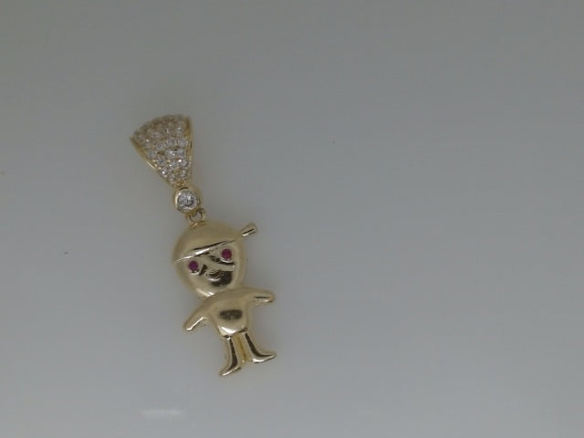 14k Yellow Gold Unisex Pendant 4g