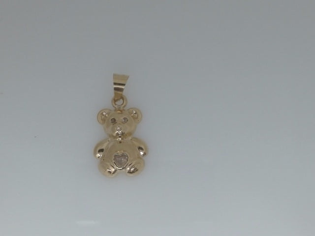 14k Yellow Gold Unisex Pendant 1.3g