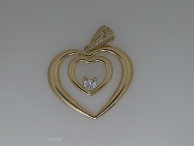 14k Yellow Gold Unisex Pendant 4.1g