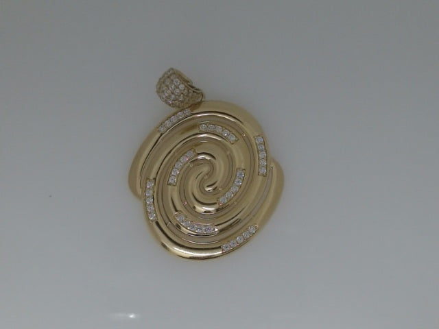 14k Yellow Gold Unisex Pendant 4.4g
