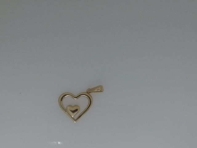 14k Yellow Gold Unisex Pendant 0.7g