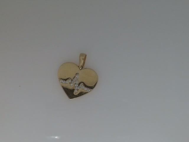 14k Yellow Gold Unisex Pendant 1.9g