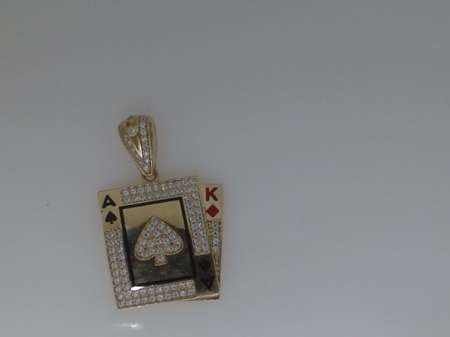 14k Yellow Gold Unisex Pendant 4.9g