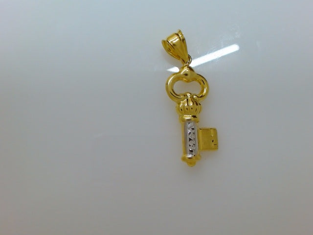 14k Yellow Gold Unisex Pendant 2.1g