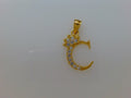 14k Yellow Gold Unisex Pendant 1.7g