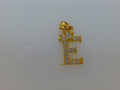 14k Yellow Gold Unisex Pendant 2g