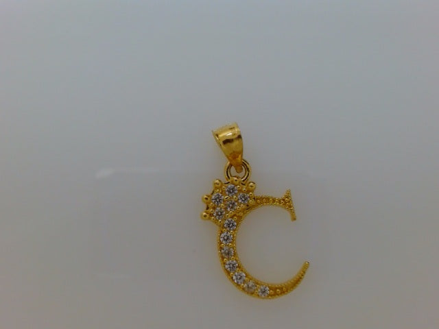 14k Yellow Gold Unisex Pendant 1.7g