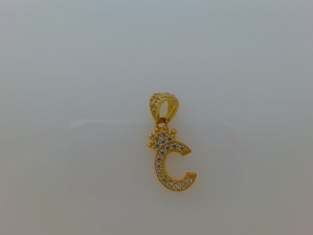 14k Yellow Gold Unisex Pendant 1g
