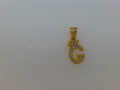 14k Yellow Gold Unisex Pendant 1.1g
