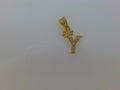 14k Yellow Gold Unisex Pendant 1g