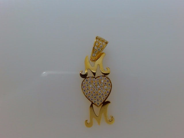 14k Yellow Gold Unisex Pendant 2g