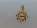 14k Yellow Gold Unisex Pendant 2.3g