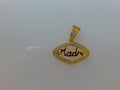 14k Yellow Gold Unisex Pendant 1.7g
