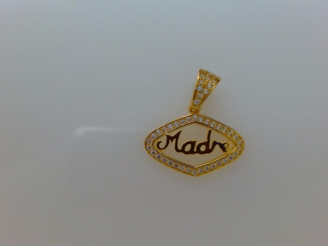 14k Yellow Gold Unisex Pendant 1.7g