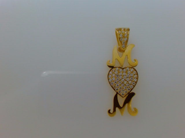 14k Yellow Gold Unisex Pendant 2g