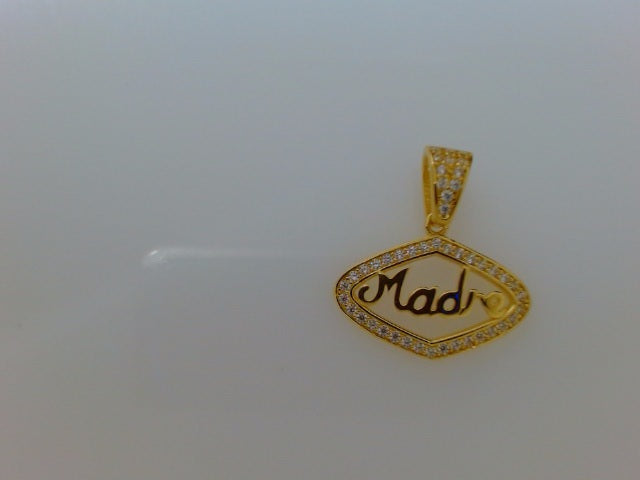 14k Yellow Gold Unisex Pendant 1.7g