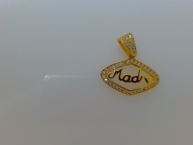 14k Yellow Gold Unisex Pendant 1.7g
