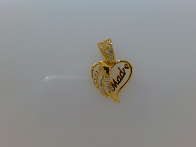 14k Yellow Gold Unisex Pendant 1.4g