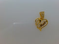 14k Yellow Gold Unisex Pendant 1.4g