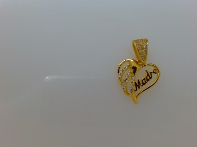 14k Yellow Gold Unisex Pendant 1.4g